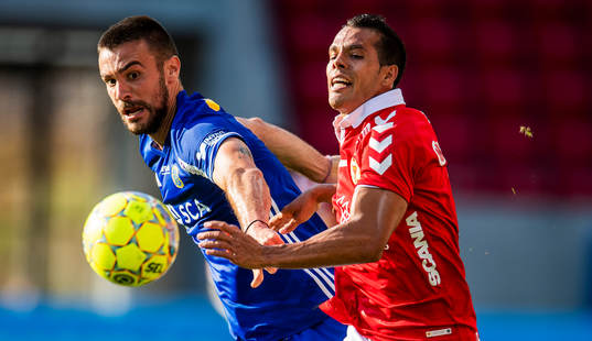 Kalmars Hiago Ramiro och Sundsvalls Carlos Garcia