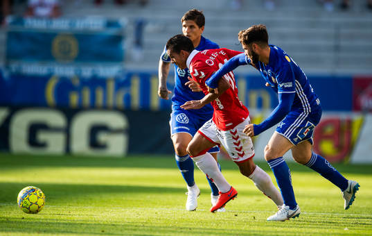Kalmars Hiago Ramiro och Sundsvalls Carlos Garcia