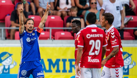 Sundsvalls Linus Hallenius jublar