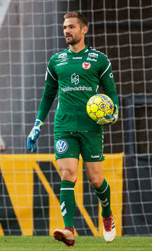 Kalmars målvakt Lucas Hägg-Johansson