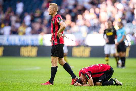 Brommapojkarnas Erik Figueroa och Martin Rauschenberg