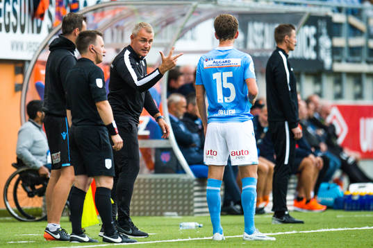 Bengt Sæternes, head coach and Vegard Østraat Erlien of