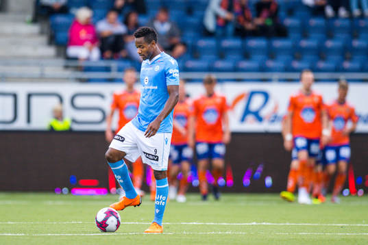 Kachi of Sandnes Ulf looks dejected