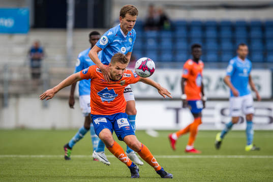 Oddbjørn Lie of Aalesundand Vegard Østraat Erlien of