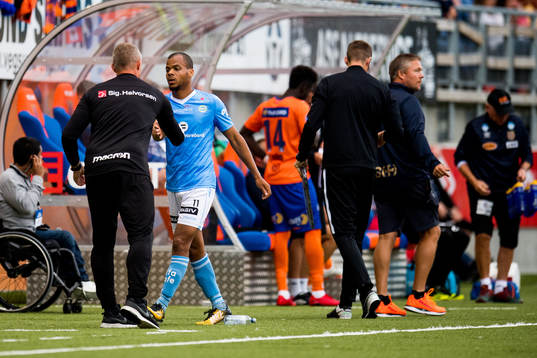 Bengt Sæternes, head coach of Sandnes Ulf, and Erixon