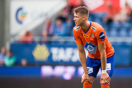 Hólmbert Fridjónsson of Aalesund looks dejected