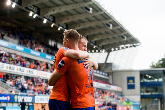 Torbjørn Agdestein and Hólmbert Fridjónsson of Aalesund