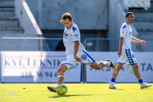 IFK Göteborgs Tobias Hysén före fotbollsmatchen i