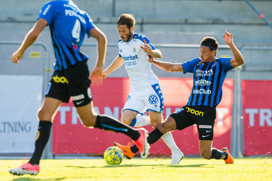 IFK Göteborgs Emil Salomonsson och Sirius Stefano Vecchia