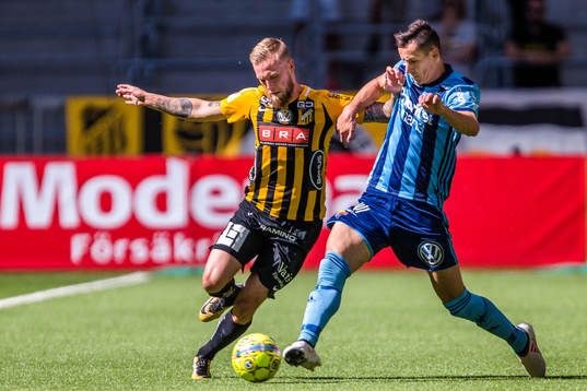Häckens Alexander Faltsetas och Djurgårdens Haris