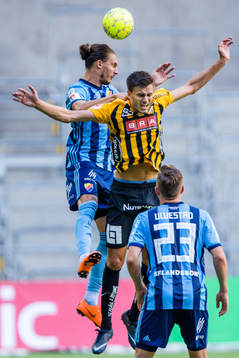 Djurgårdens Erik Johansson och Häckens Alexander