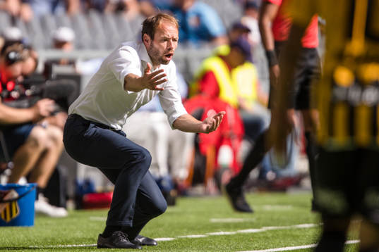 Häckens tränare Andreas Alm