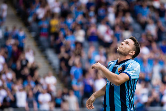 Djurgårdens Kerim Mrabti deppar