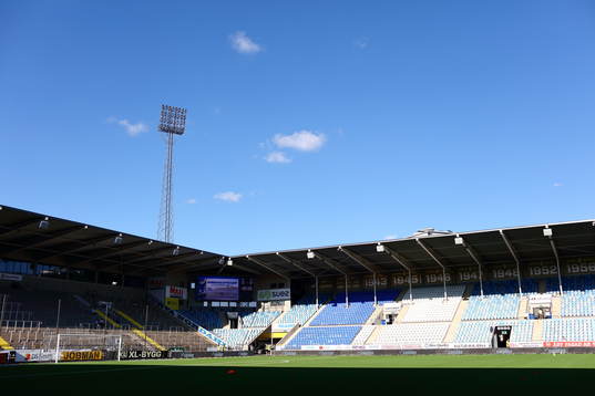 Östgötaporten innan fotbollsmatchen i Allsvenskan mellan