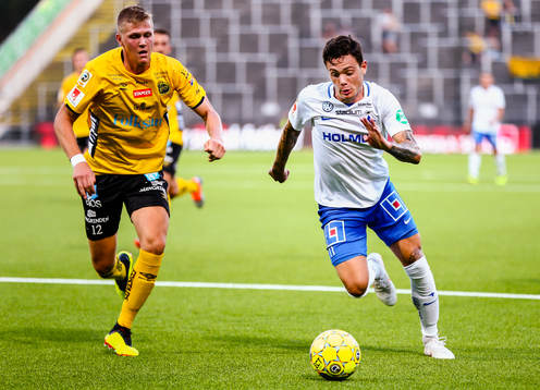 Elfsborgs Joakim Nilsson och Norrköpings David Moberg