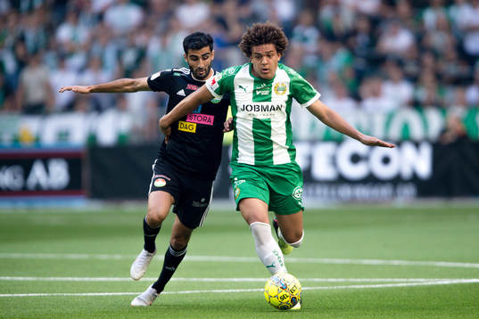 Hammarbys Neto Borges och Dalkurds Ferhad Ayaz