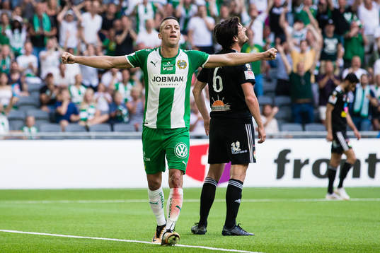 Hammarbys Nikola Djurdjic jublar