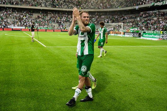 Hammarbys David Fällman jublar