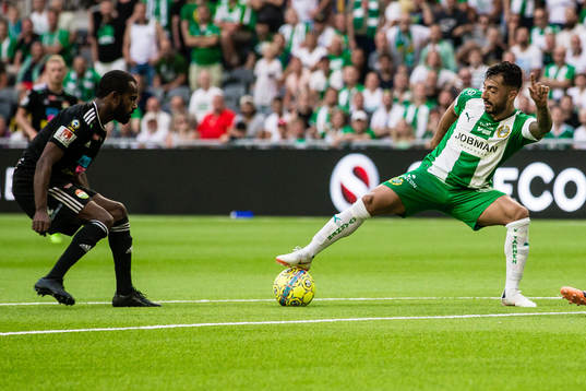 Hammarbys Jiloan Hamad och Dalkurds Ammar Ahmed