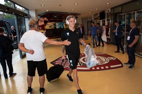 Sören Rieks of Malmö FF arrives