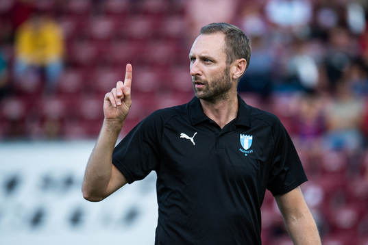 Assistant coach Andreas Georgson of Malmö FF