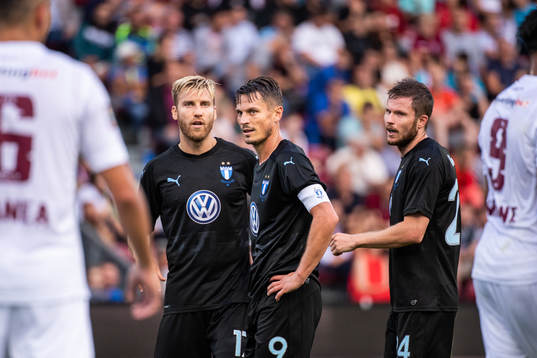 Rasmus Bengtsson, Markus Rosenberg and Lasse Nielsen of
