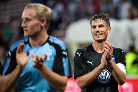 Markus Rosenberg of Malmö FF celebrate