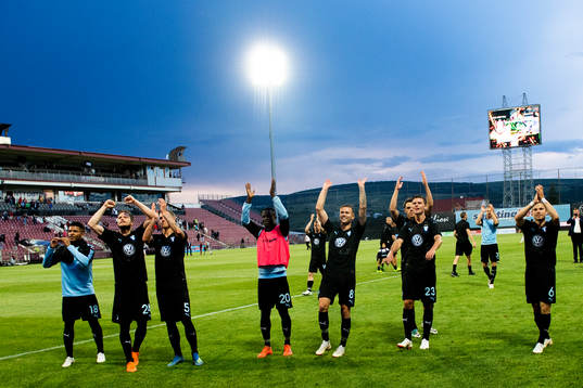 Player of Malmö FF celebrate