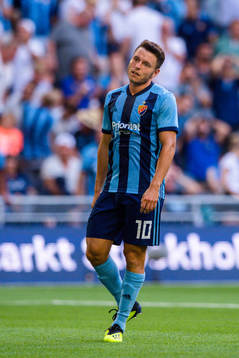 Kerim Mrabti of Djurgården looks dejected