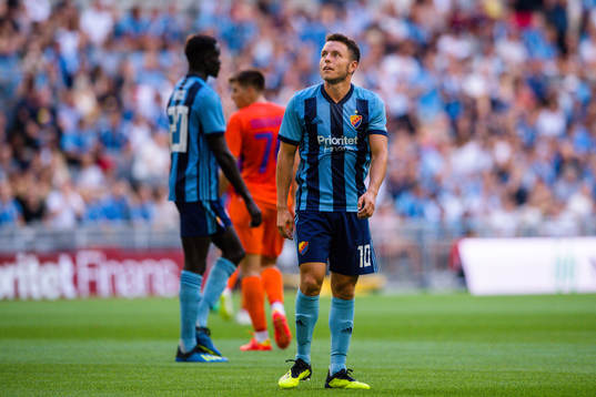 Kerim Mrabti of Djurgården looks dejected