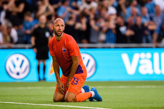Sergiy Yavorskyy of Mariupol looks dejected