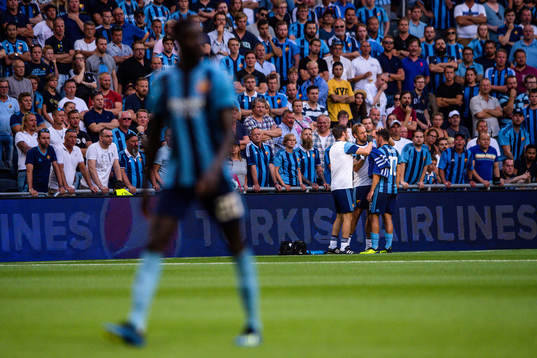 Kerim Mrabti of Djurgården in pain