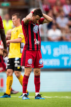 Östersunds Jamie Hopcutt deppar