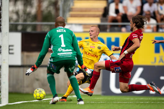 Östersunds Aly Keita, Elfsborgs Daniel Gustafsson och