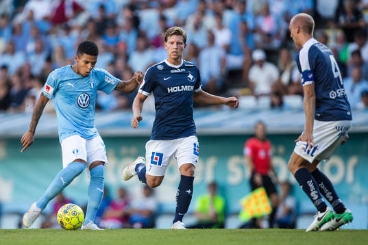 Malmö FFs Romain Gall utmanar Norrköpings Alexander