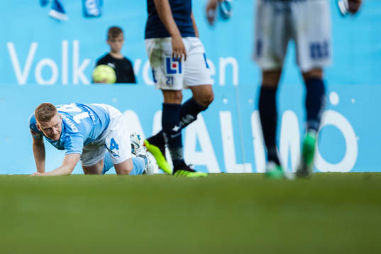 Malmö FFs Anders Christiansen deppar