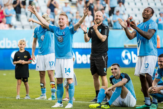 Malmö FFs Anders Christiansen jublar