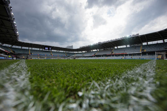 Arena Gamla Ullevi innan fotbollsmatchen i allsvenskan