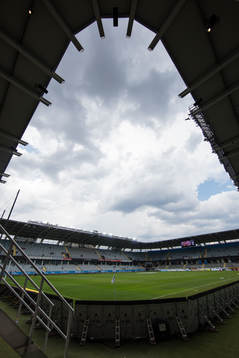 Arena Gamla Ullevi innan fotbollsmatchen i allsvenskan