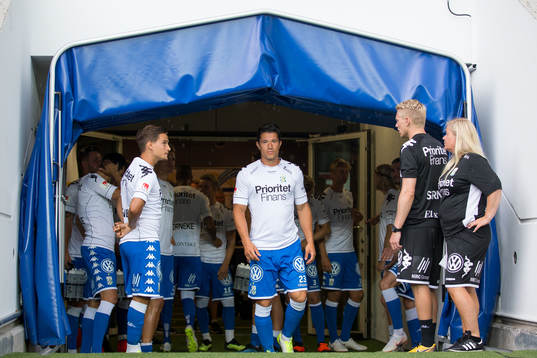 IFK Göteborgs Amin Affane och David Boo Wiklander i
