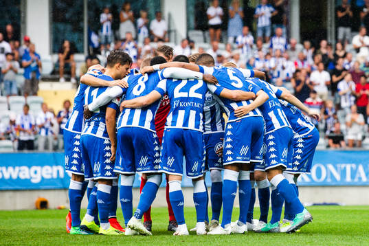 IFK Göteborgs spelare samlas
