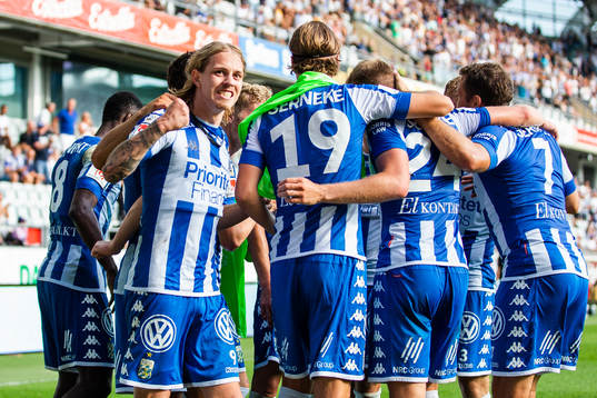 IFK Göteborgs Elias Mar Omarsson jublar