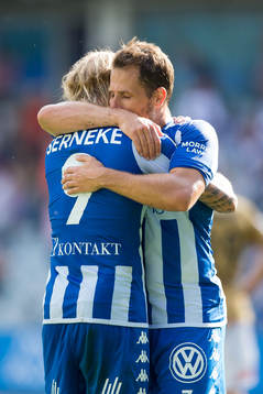 IFK Göteborgs Elias Mar Omarsson och Tobias Hysén