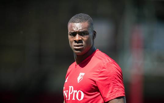 Ken Sema of Watford pre match