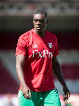 Ken Sema of Watford pre match