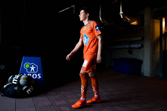 Sondre Fet of Aalesund at half time