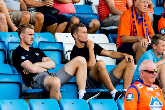 Ståle Steen Sæthre of Aalesund in the stands