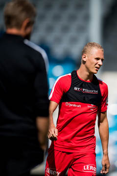 during the friendly match between Haugesund and Brann