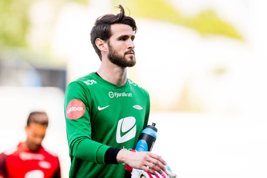Goalkeeper Samuel Sahin-Radlinger of Brann