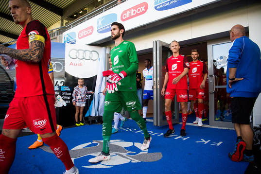 Goalkeeper Samuel Sahin-Radlinger of Brann